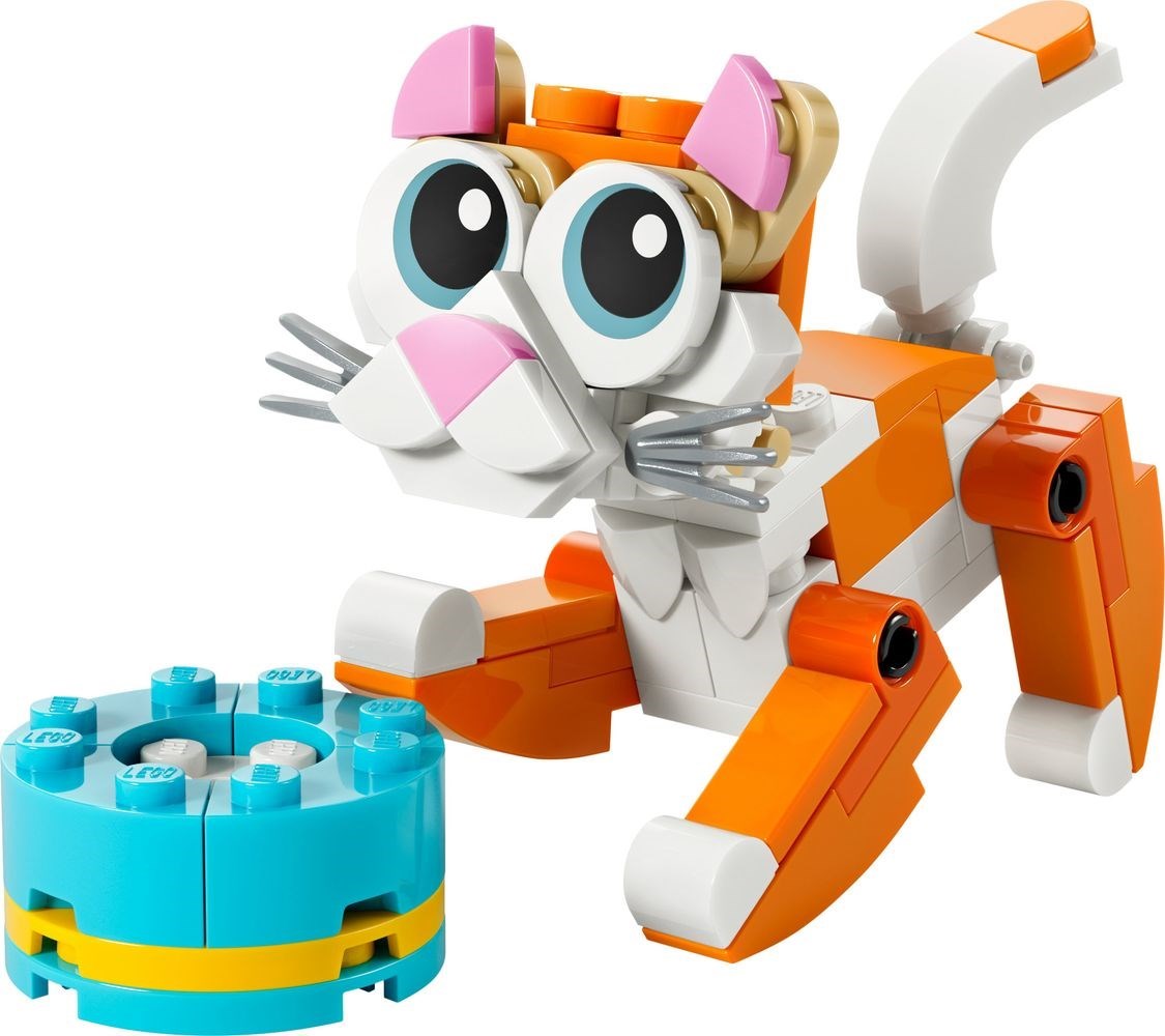 Lego Orange Cat