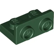 Bracket 1 x 2 - 1 x 2 Inverted / Dark Green
