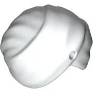 Hat Turban Wrap with Hole / White