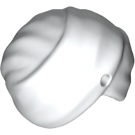 Lego Hat Turban Wrap with Hole / White
