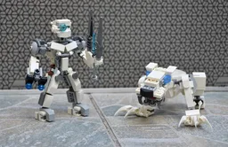 Bionicle Kopaka, the Toa of Ice & his companion