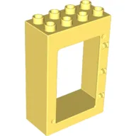 Duplo Door Frame 2 x 4 x 5 / Bright Light Yellow