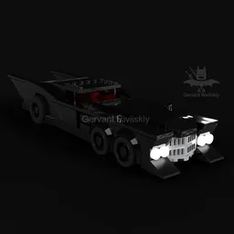 Noir batmobile