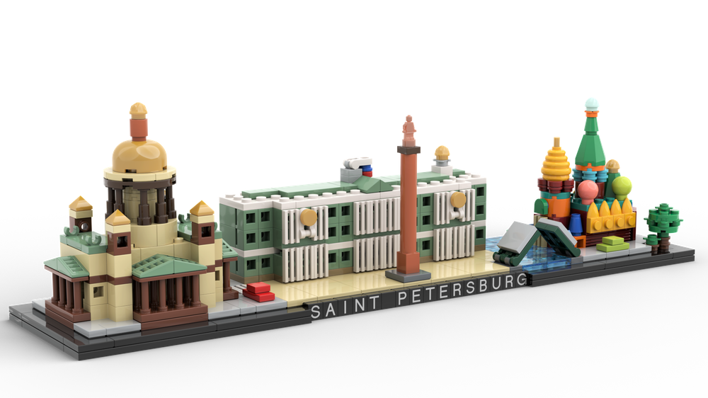 Lego Miniature Skylines - Saint Petersburg, Russia