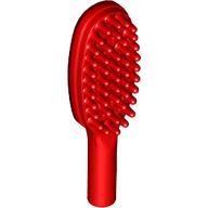 Lego Equipment Hairbrush Short Handle [10mm] / Red