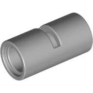 Technic Pin Connector Round [Slotted] / Light Bluish Gray