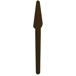 Weapon Pike / Spear Round End / Dark Brown