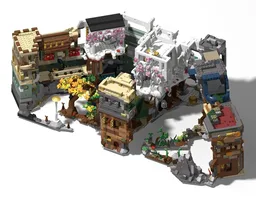 Book Nook - Alt build of Shopping Street and Old Town 15th Anniversary