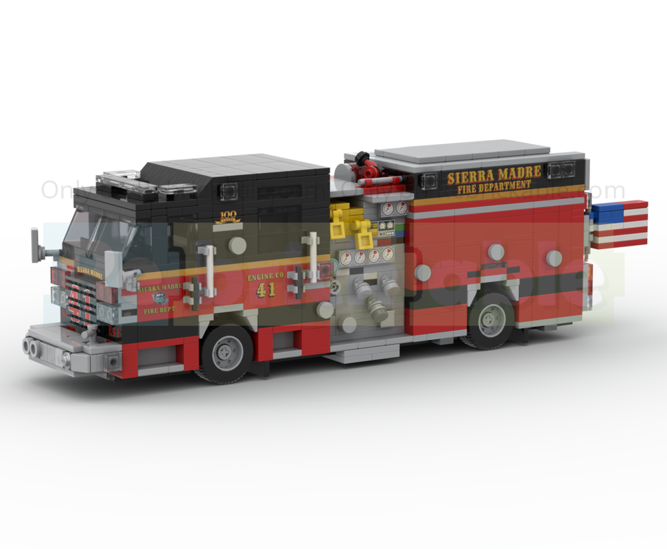 Lego 2021 Pierce Arrow XT Fire Engine Sierra Madre