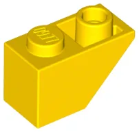 Brick Sloped Inverted 45° 2 x 1 / Yellow