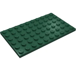 Plate 6 x 10 / Dark Green