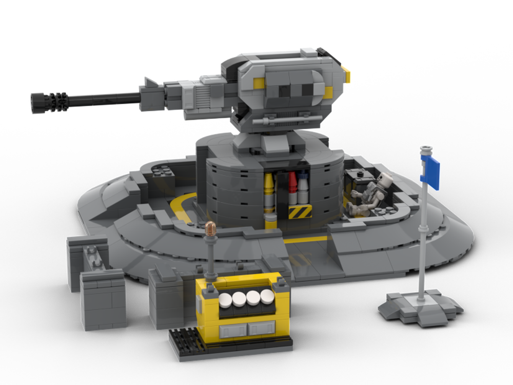 Lego Helldivers 2 SEAF artillery