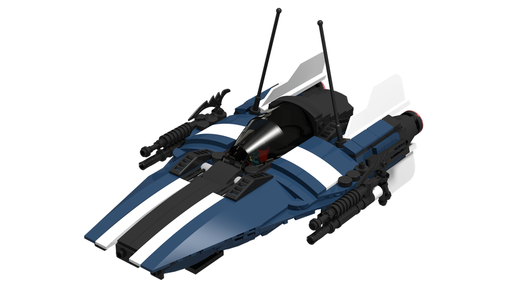 Lego A-Wing - A Customised Version of Official Set 75175