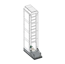 6-studs-wide External Elevator