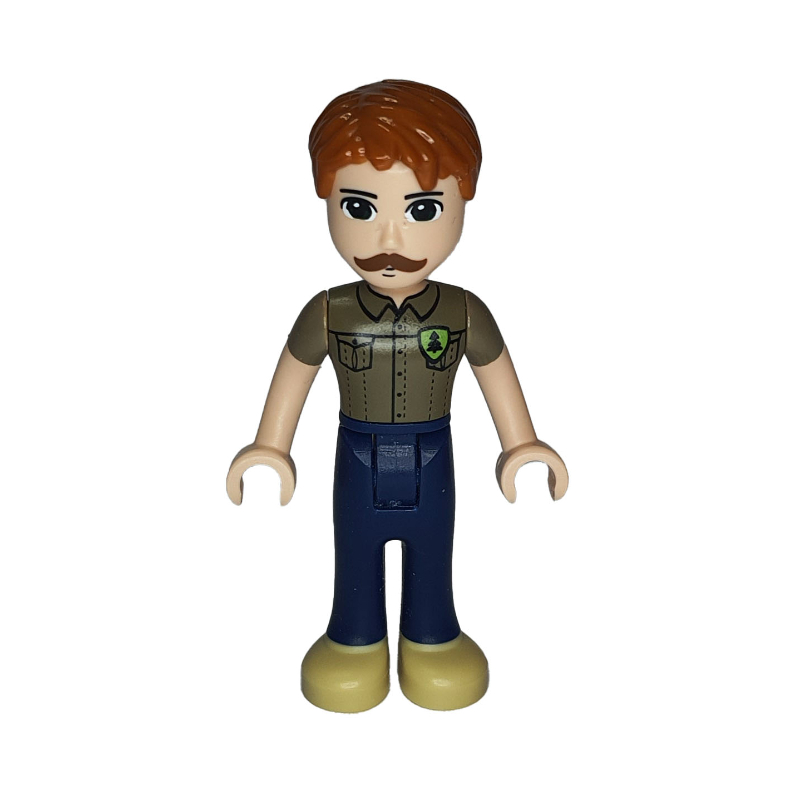 Lego Angus - Dark Tan Shirt, Dark Blue Trousers