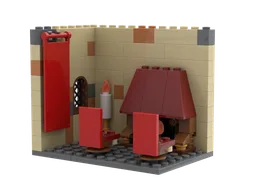 Lego Harry Potter Gryffindor room