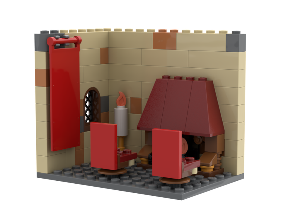 Lego Harry Potter Gryffindor room