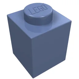 Brick 1 x 1 / Sand Blue