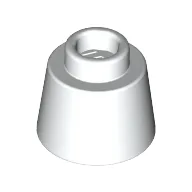 Cone 1.17 x 1.17 x 2/3 (Fez) / White