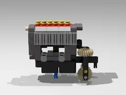 Transverse engine