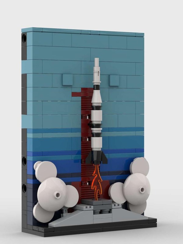 Lego TFTSA | Saturn V Postcard