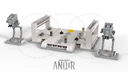 Micro Diorama : Hangar for Imperial Starfighters PART III