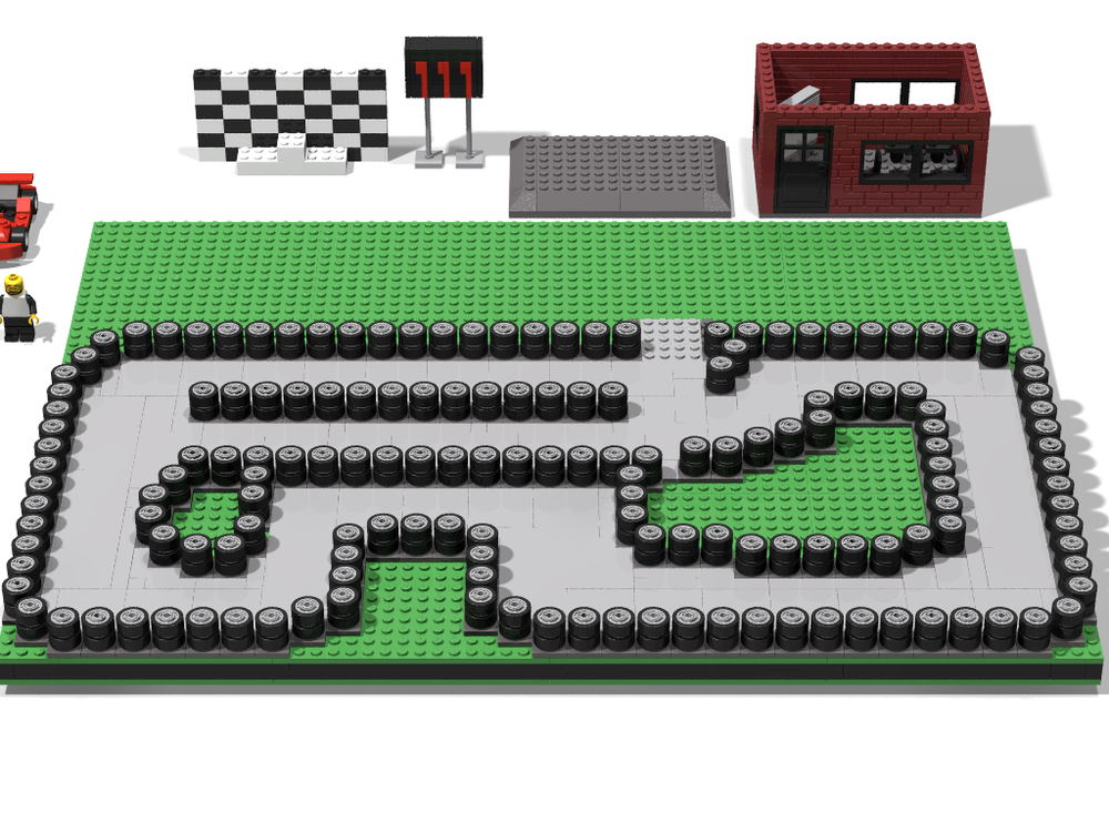 Lego Go kart track