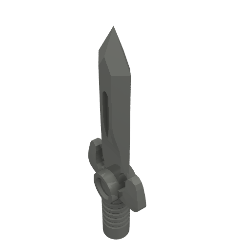 Lego Weapon Sword Small [Angular Hilt]