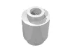 Brick Round 1 x 1 Open Stud / White