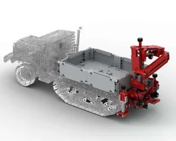 Crane and Bed for M93x Halftrack