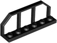 Plate Special 1 x 6 with Train Wagon End Fence