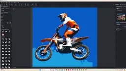 Dirt Bike Mosaic