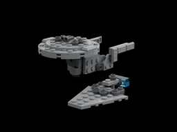 Mini Enterprise + Stardestroyer