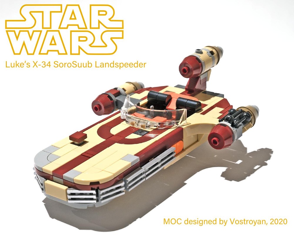 Lego Luke's X-34 SoroSuub Landspeeder