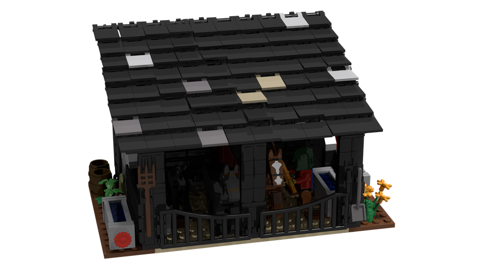 Lego Big Diorama - Part 4 The Stables