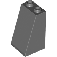 Lego Brick Sloped 75° 2 x 2 x 3 [Hollow Studs] / Dark Bluish Gray