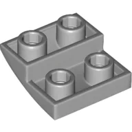 Brick Curved Inverted 2 x 2 x 2/3 / Light Bluish Gray