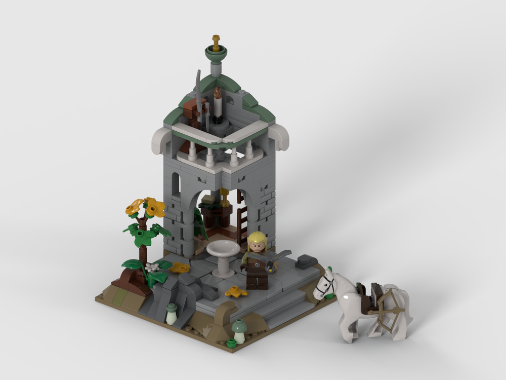 Lego Rivendell - Asfaloth and Glorfindel