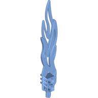 Lego Large Figure Weapon Sword, Toa Flame 2 x 12 with Two Holes / Medium Blue