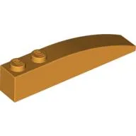 Brick Curved 6 x 1 / Medium Orange