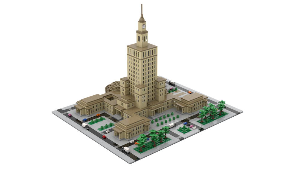 Lego Palace of Culture and Science (Warsaw, Poland)