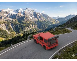 RED RALLY CAR