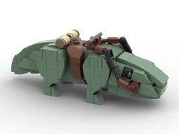 Dewback - Minifig Scale Sand Green Version