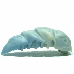 Large Figure Accessory, Rahkshi Kraata Stage 6 with Marbled Metal Blue Tail Pattern / Pearl Lime