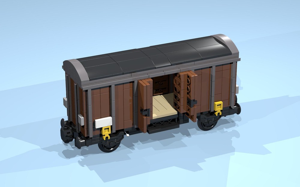 Lego 4-Wheel Box Wagon G10 (brown)