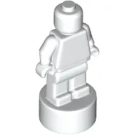 Minifig Trophy Statuette / White