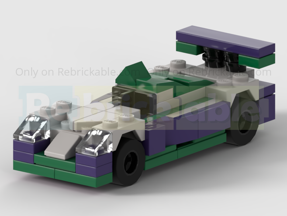 Lego Pescarolo Courage C60 LMP1 Racing Car - Half Speed Champions Scale