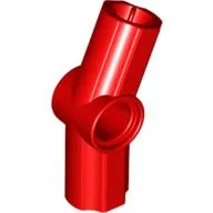 Technic Axle and Pin Connector Angled #3 - 157.5° / Red