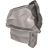 Lego Large Figure Shoulder Cover, Armor, Spiky / Pearl Light Gray
