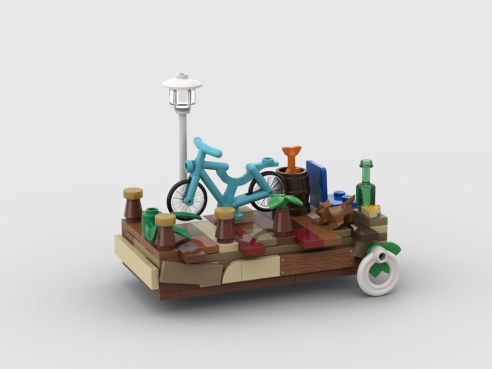 Lego small dock (for fishbowl decoration)